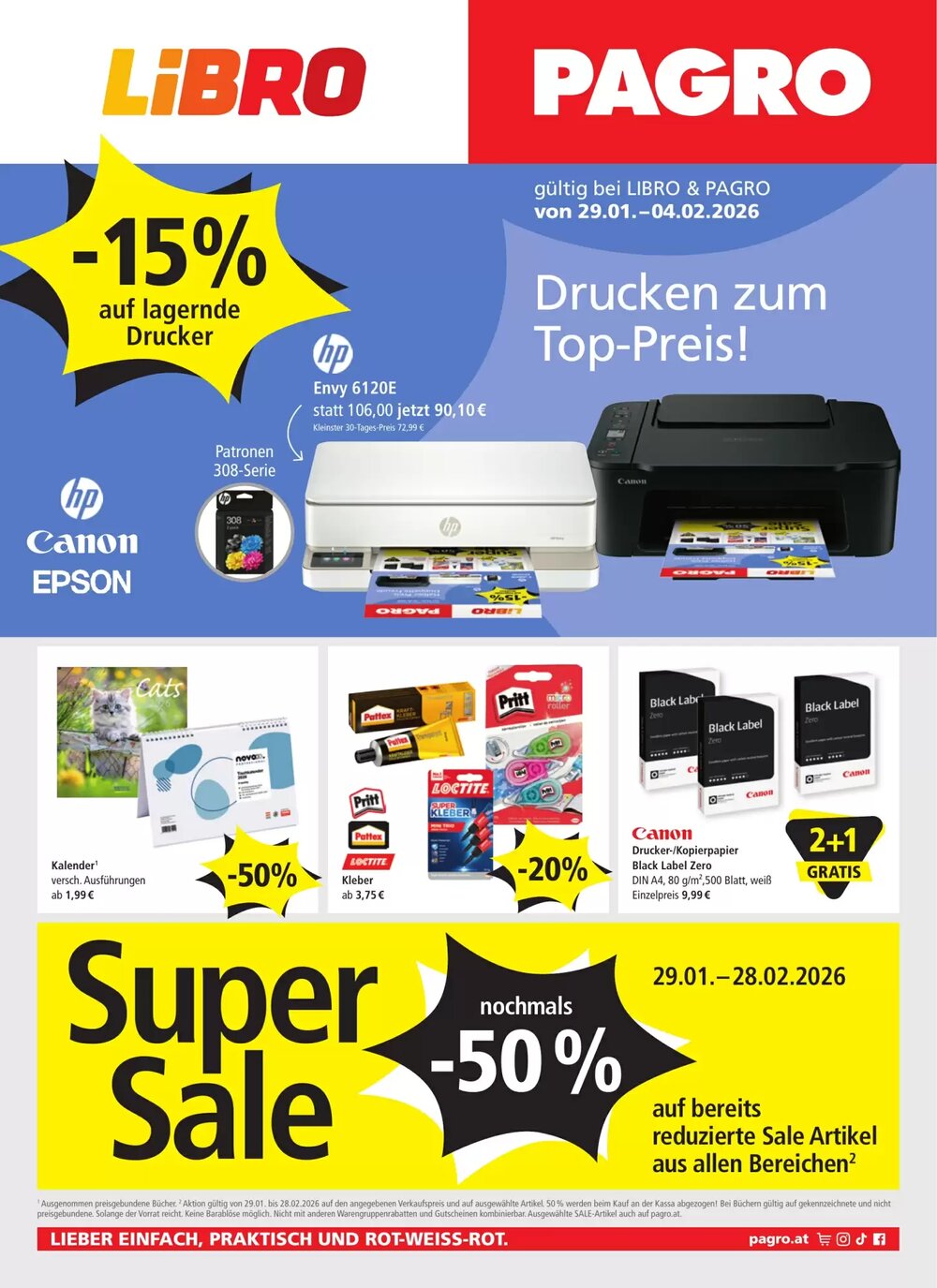 Pagro Diskont Flugblatt (ab 29.01.2026) - Angebote und Prospekt - Seite 1