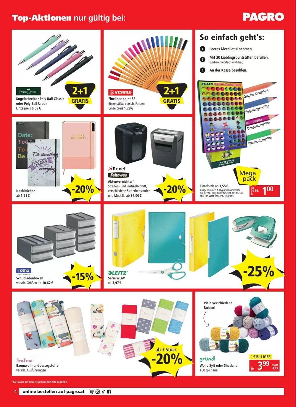 Pagro Diskont Flugblatt (ab 29.01.2026) - Angebote und Prospekt - Seite 4