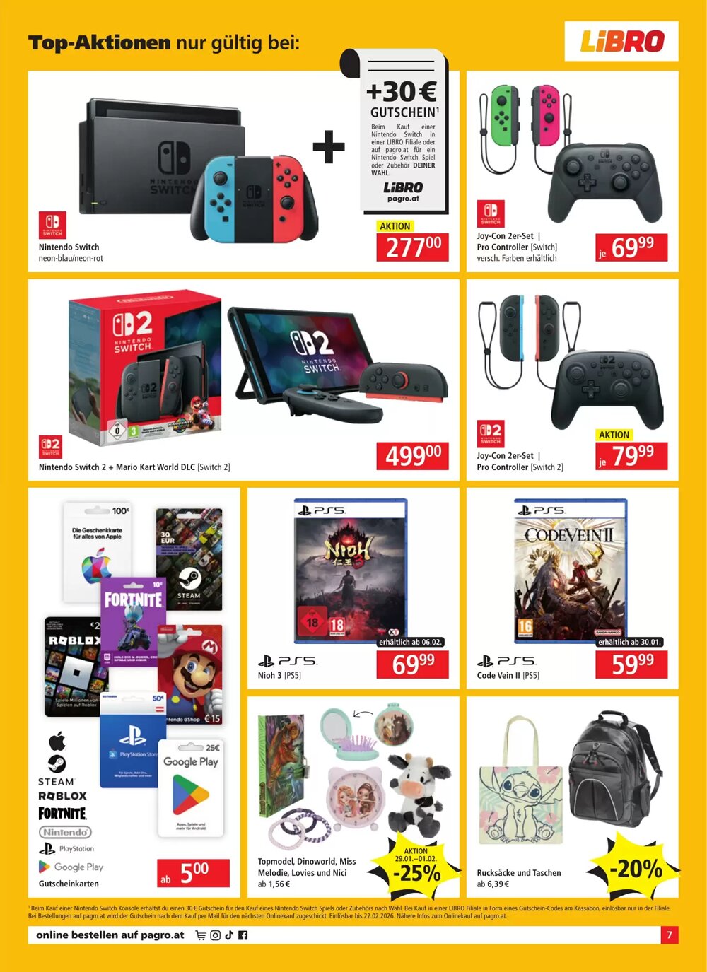 Pagro Diskont Flugblatt (ab 29.01.2026) - Angebote und Prospekt - Seite 7