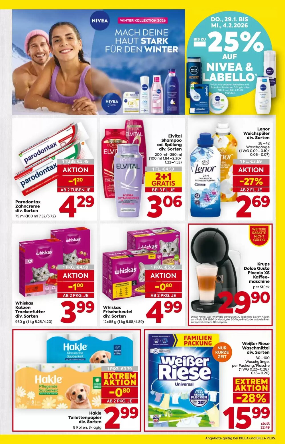 Billa Flugblatt (ab 29.01.2026) - Angebote und Prospekt - Seite 19