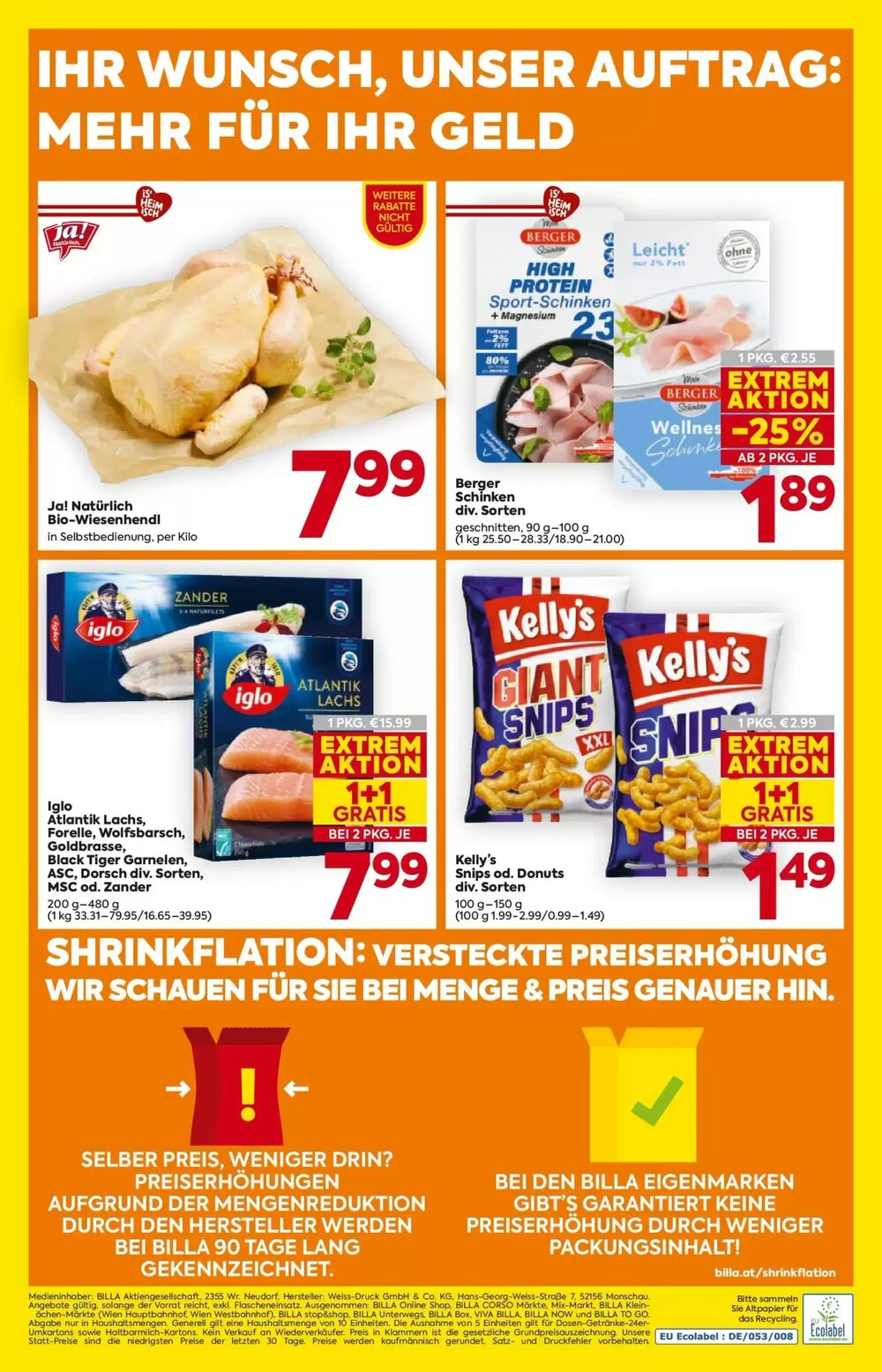 Billa Flugblatt (ab 29.01.2026) - Angebote und Prospekt - Seite 20