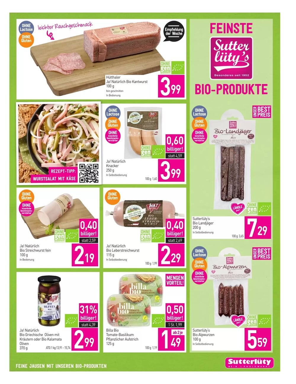 Sutterlüty Flugblatt (ab 29.01.2026) - Angebote und Prospekt - Seite 11