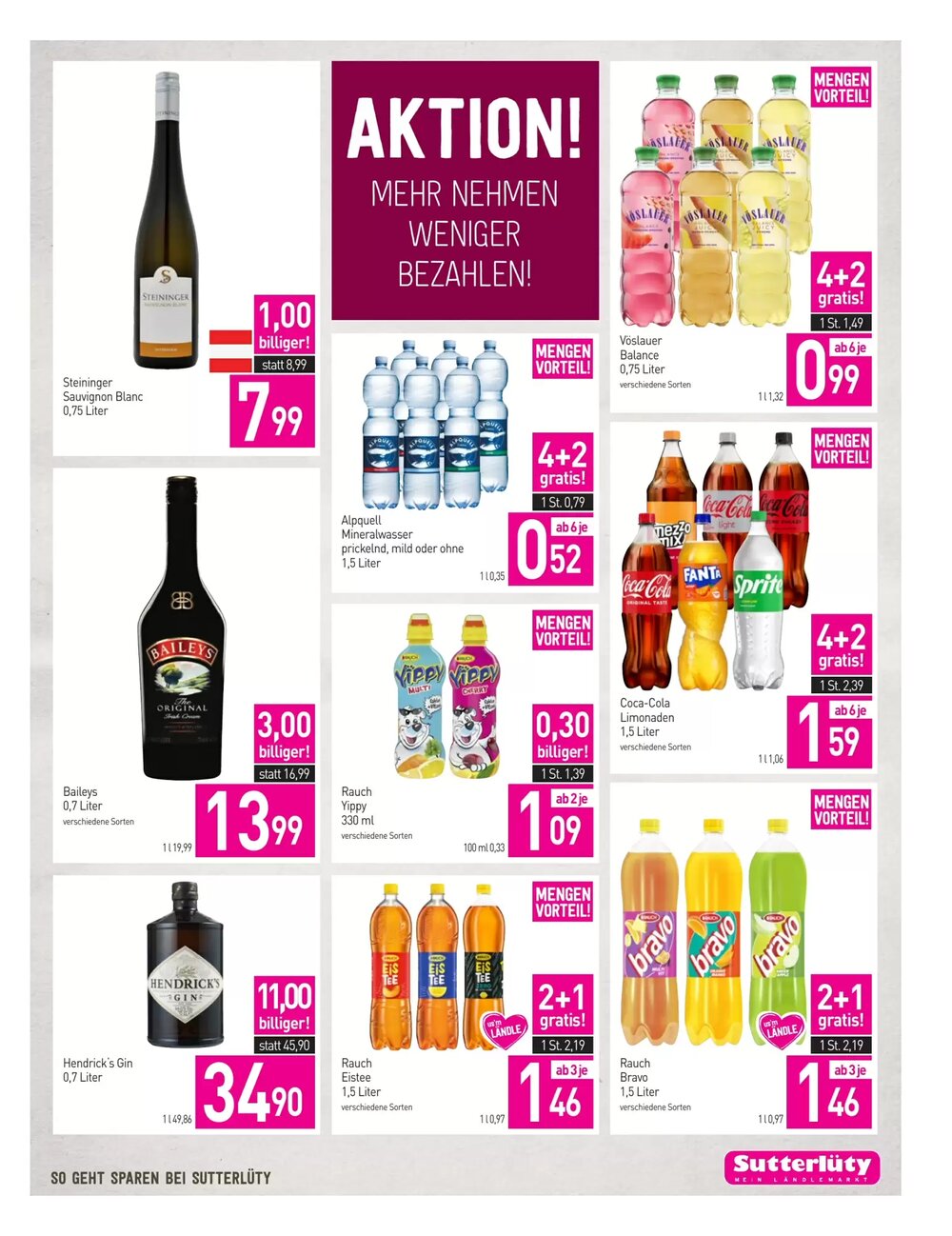 Sutterlüty Flugblatt (ab 29.01.2026) - Angebote und Prospekt - Seite 15