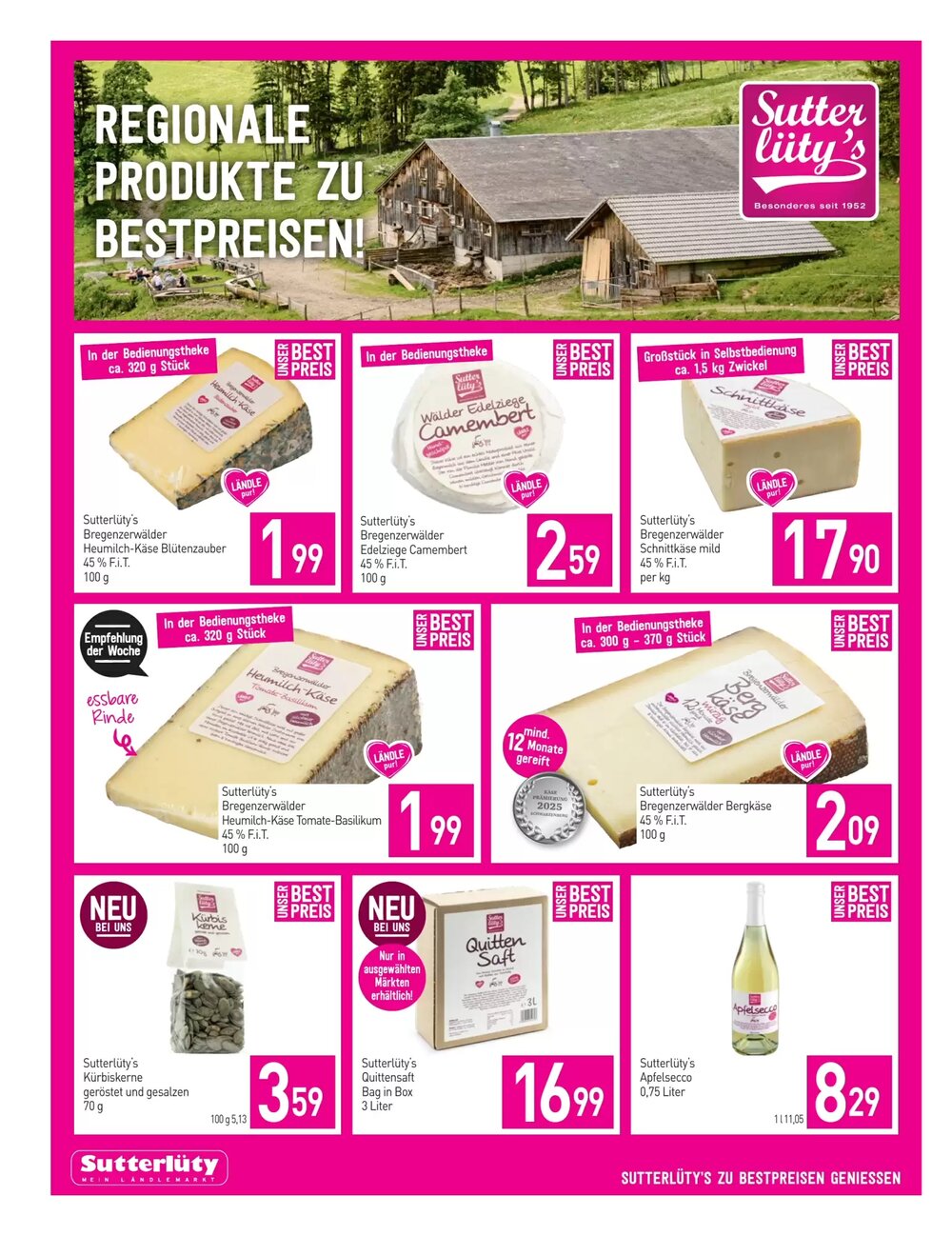 Sutterlüty Flugblatt (ab 29.01.2026) - Angebote und Prospekt - Seite 8
