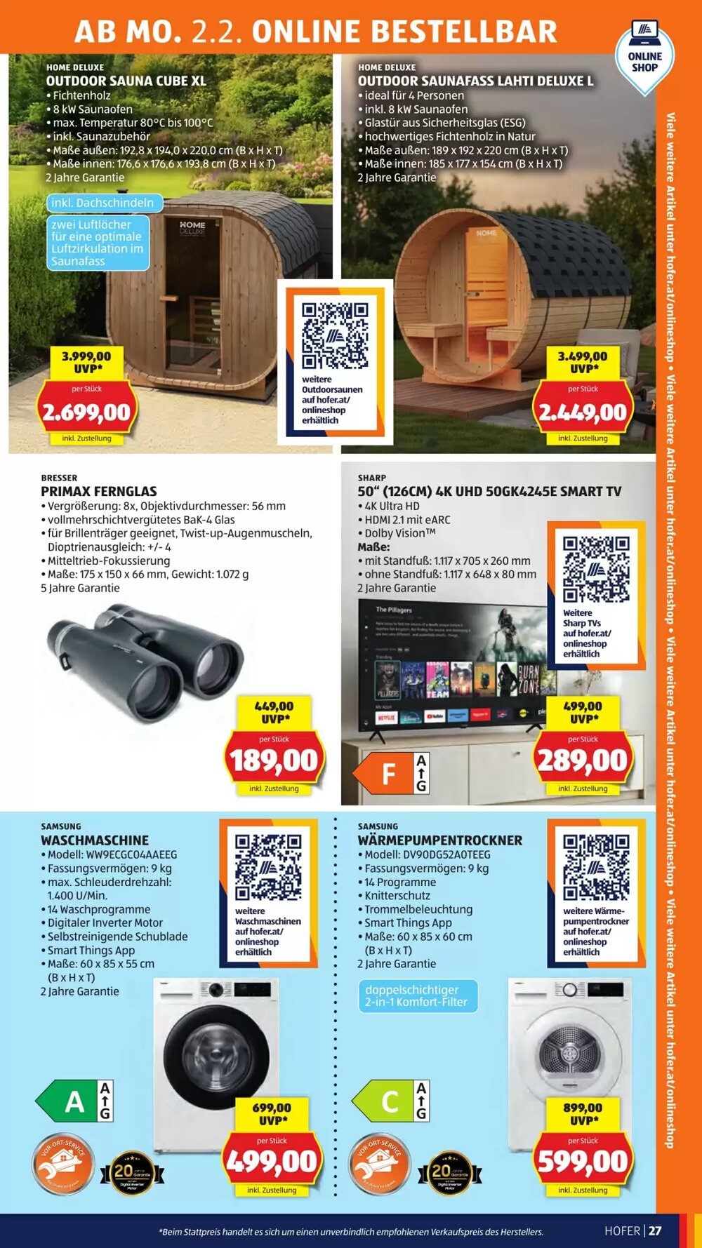 Hofer Flugblatt (ab 30.01.2026) - Angebote und Prospekt - Seite 31