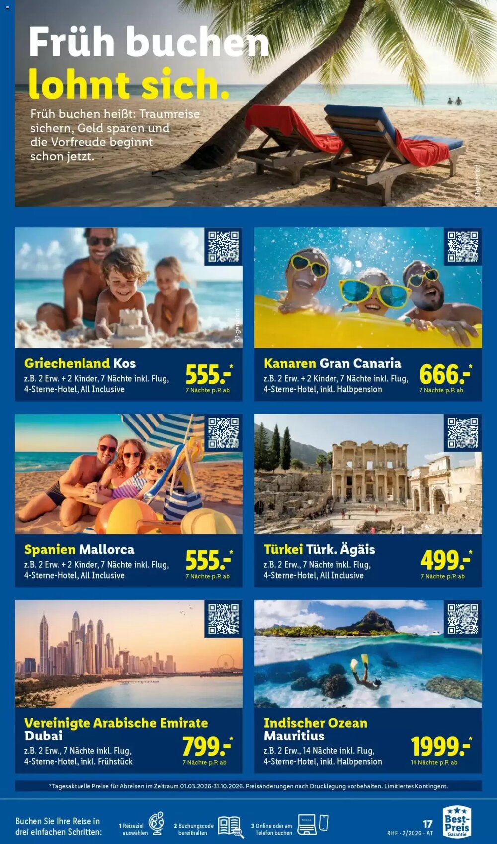 Lidl Reisen Flugblatt (ab 30.01.2026) - Angebote und Prospekt - Seite 17