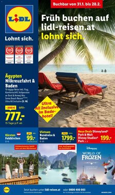 Lidl Reisen Flugblatt (ab 30.01.2026) - Angebote und Prospekt