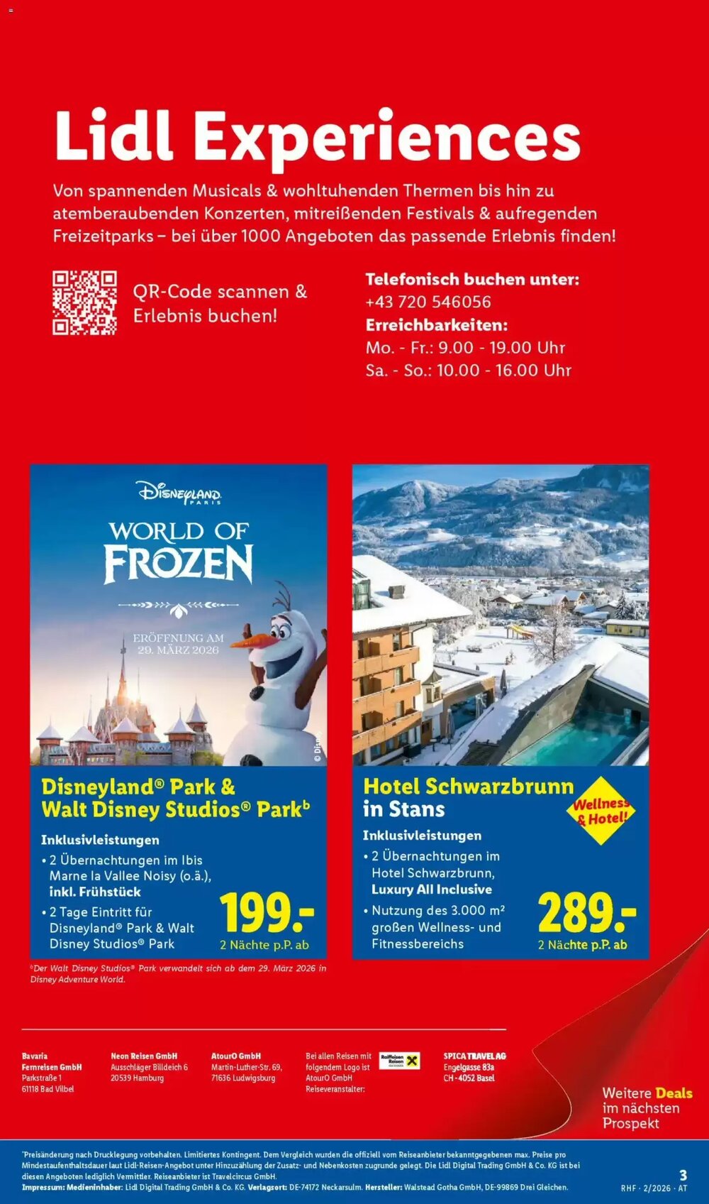 Lidl Reisen Flugblatt (ab 30.01.2026) - Angebote und Prospekt - Seite 3