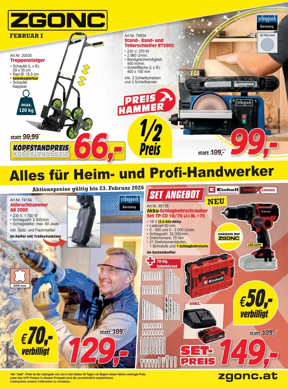 Zgonc Flugblatt (ab 01.02.2026) - Angebote und Prospekt - Seite 1
