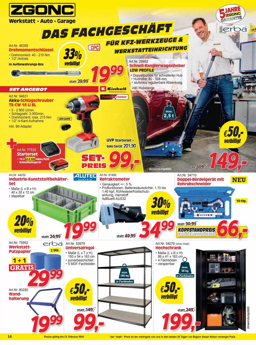 Zgonc Flugblatt (ab 01.02.2026) - Angebote und Prospekt - Seite 14