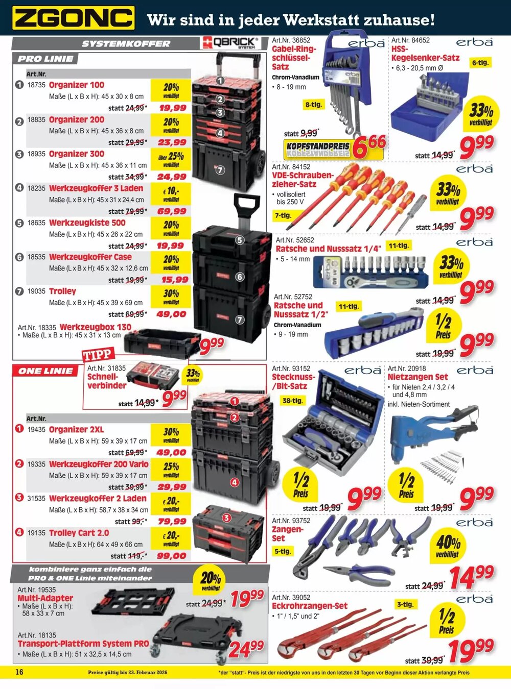 Zgonc Flugblatt (ab 01.02.2026) - Angebote und Prospekt - Seite 16