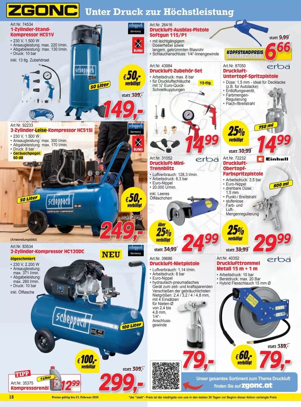 Zgonc Flugblatt (ab 01.02.2026) - Angebote und Prospekt - Seite 18