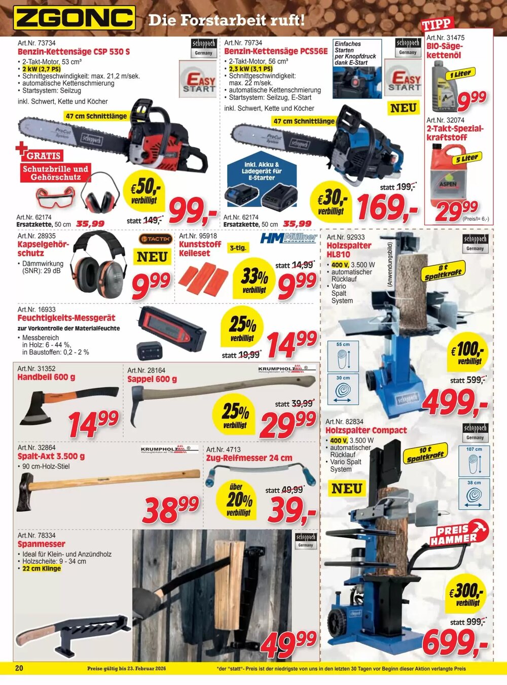 Zgonc Flugblatt (ab 01.02.2026) - Angebote und Prospekt - Seite 20