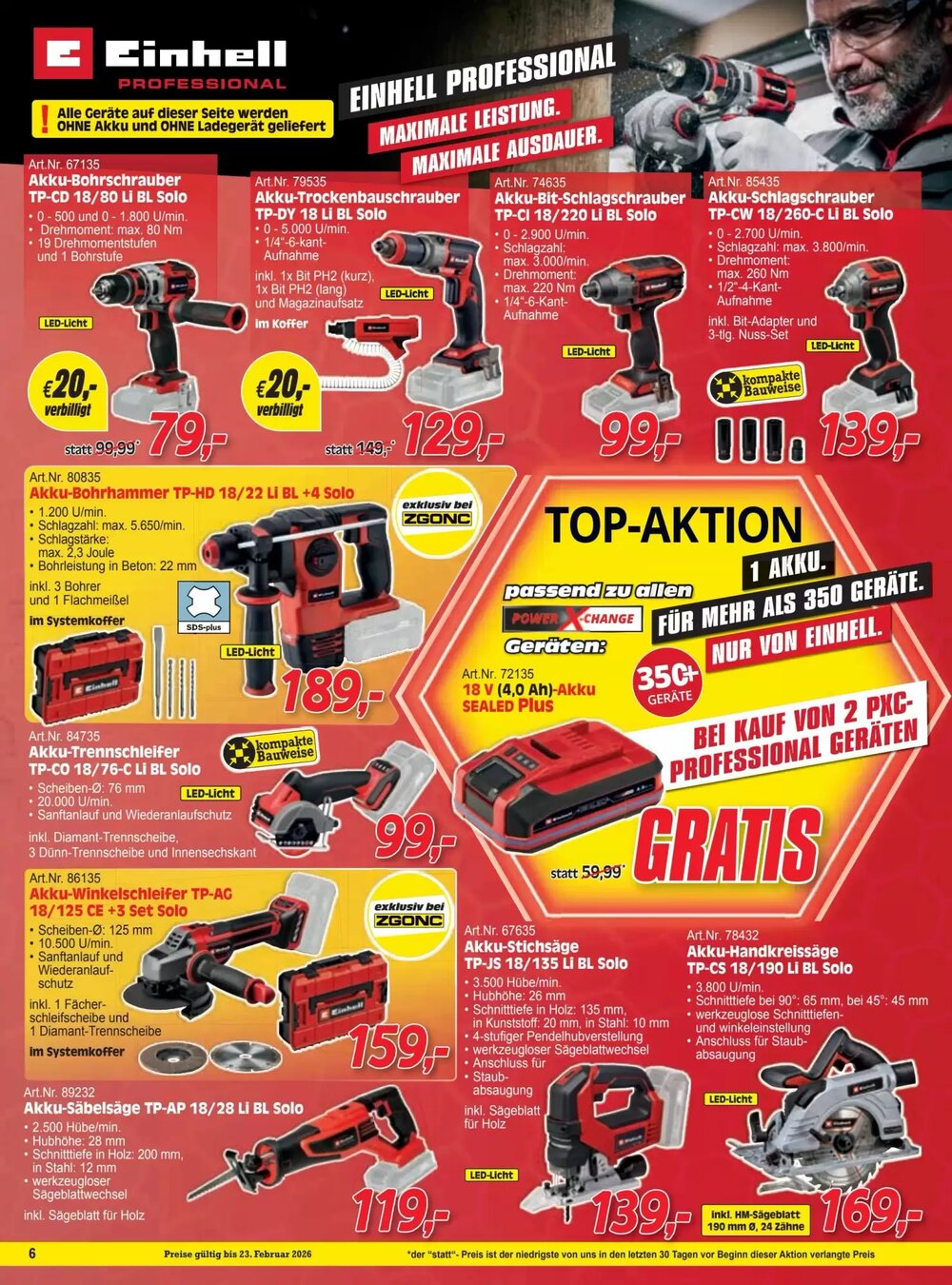 Zgonc Flugblatt (ab 01.02.2026) - Angebote und Prospekt - Seite 6