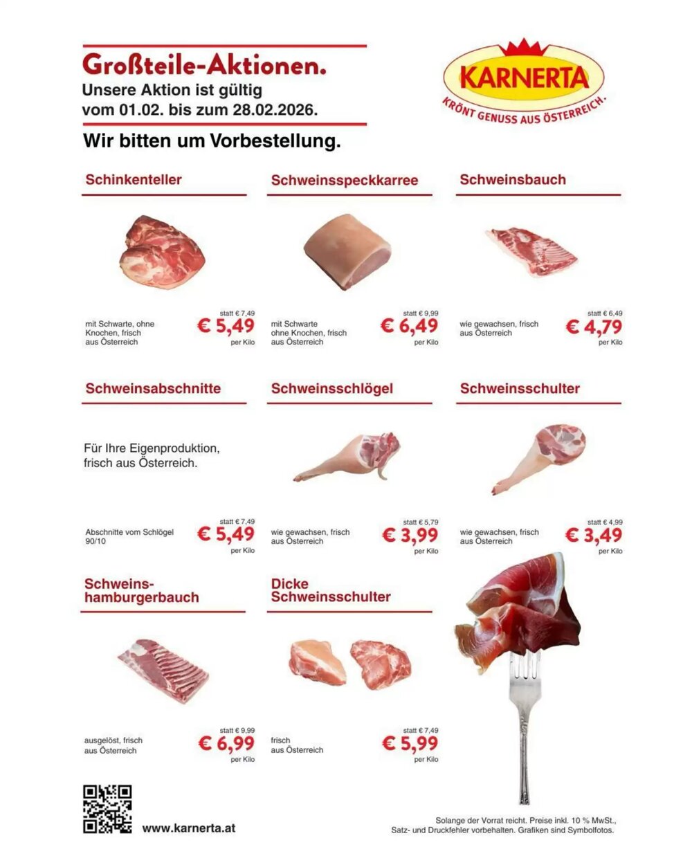 Karnerta Flugblatt (ab 01.02.2026) - Angebote und Prospekt - Seite 1