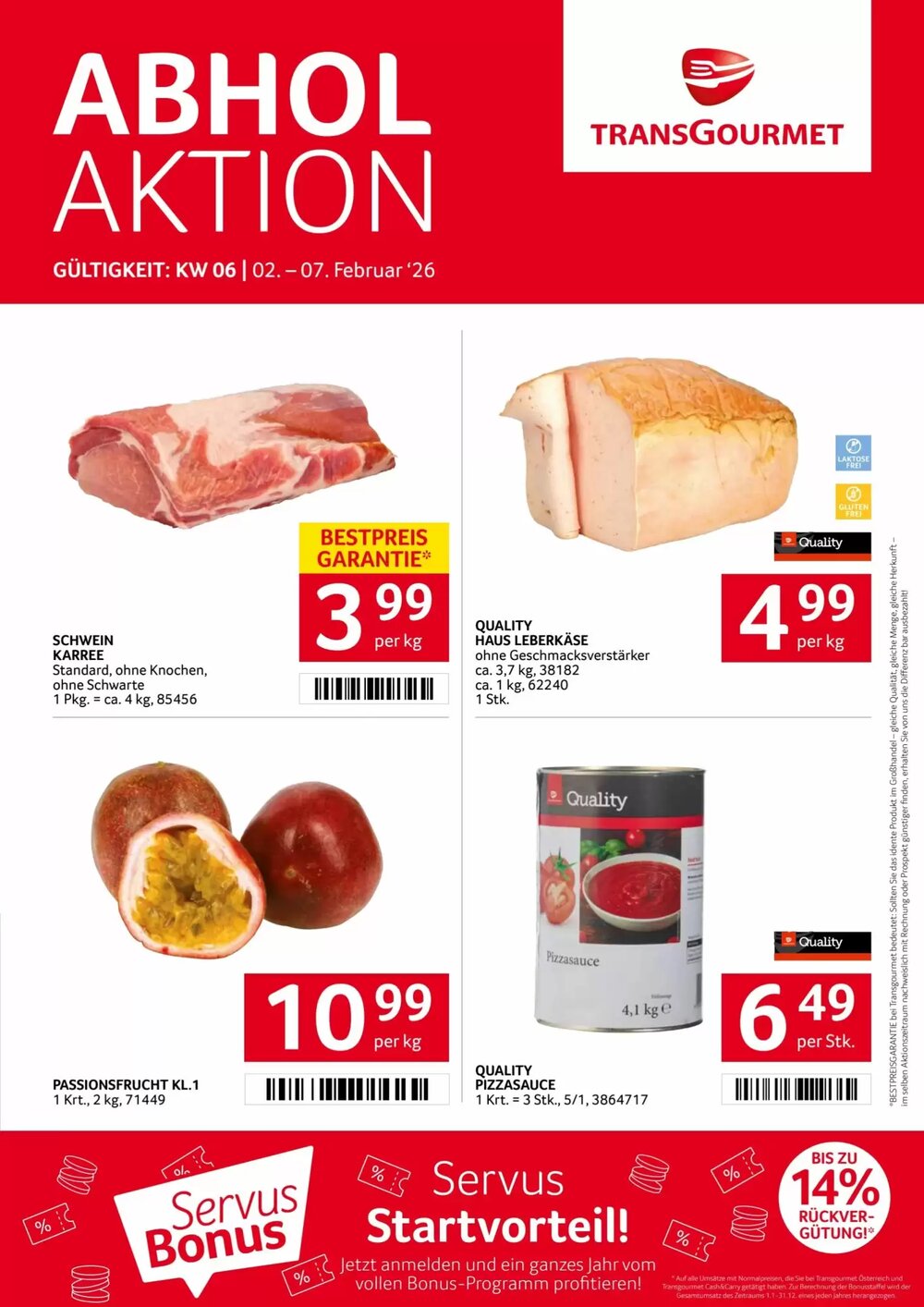 Transgourmet Flugblatt (ab 02.02.2026) - Angebote und Prospekt - Seite 1
