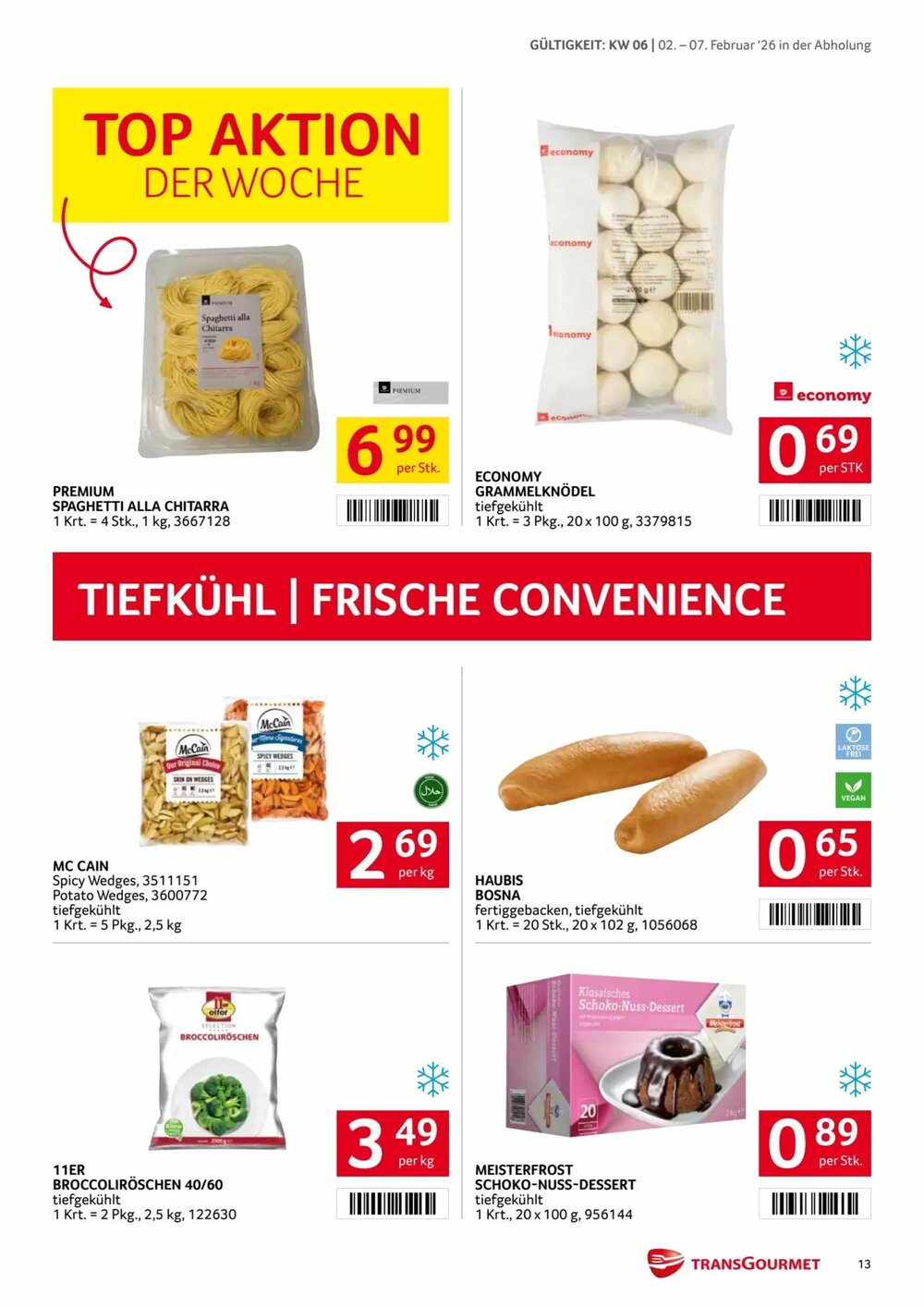 Transgourmet Flugblatt (ab 02.02.2026) - Angebote und Prospekt - Seite 13
