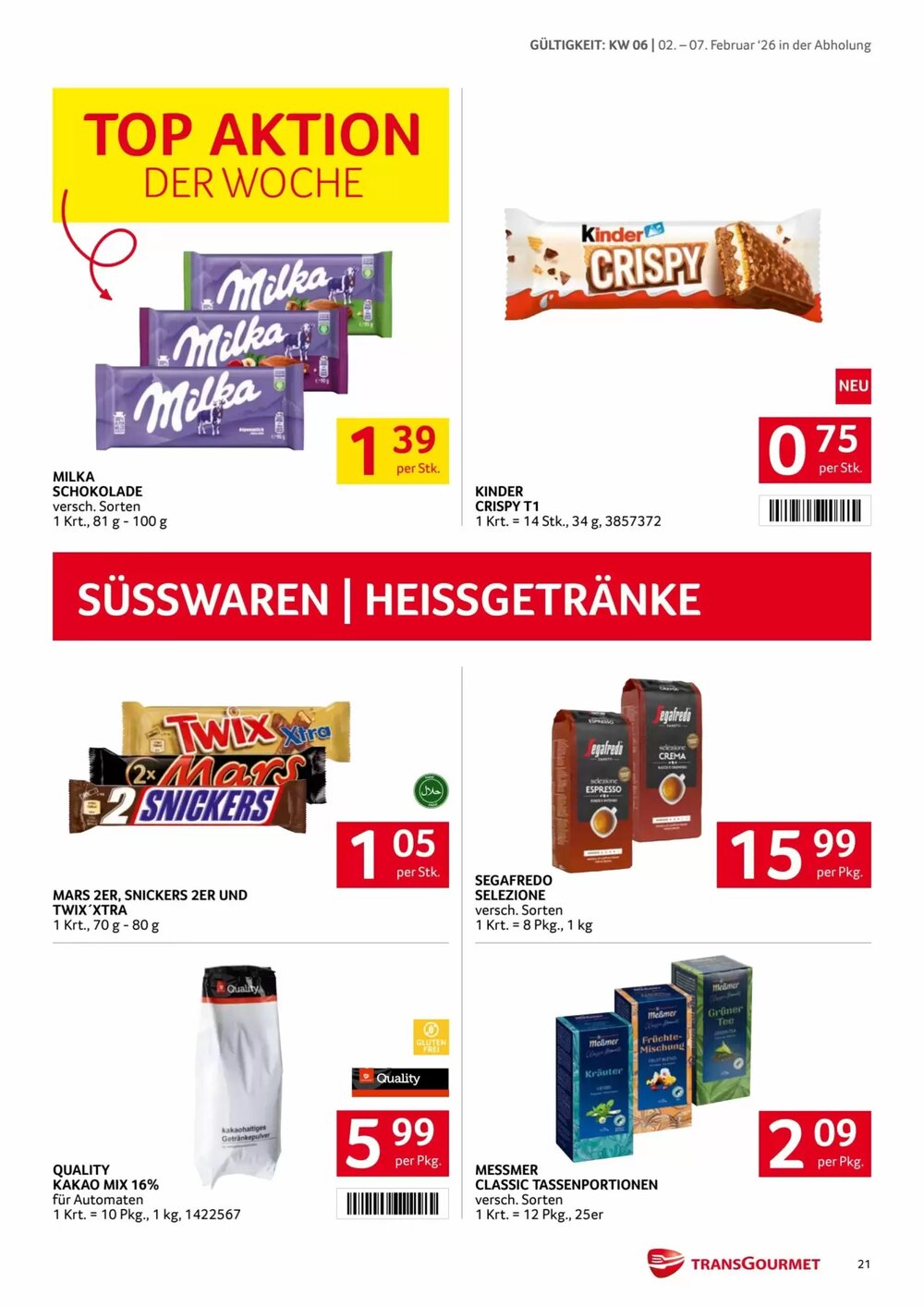 Transgourmet Flugblatt (ab 02.02.2026) - Angebote und Prospekt - Seite 20