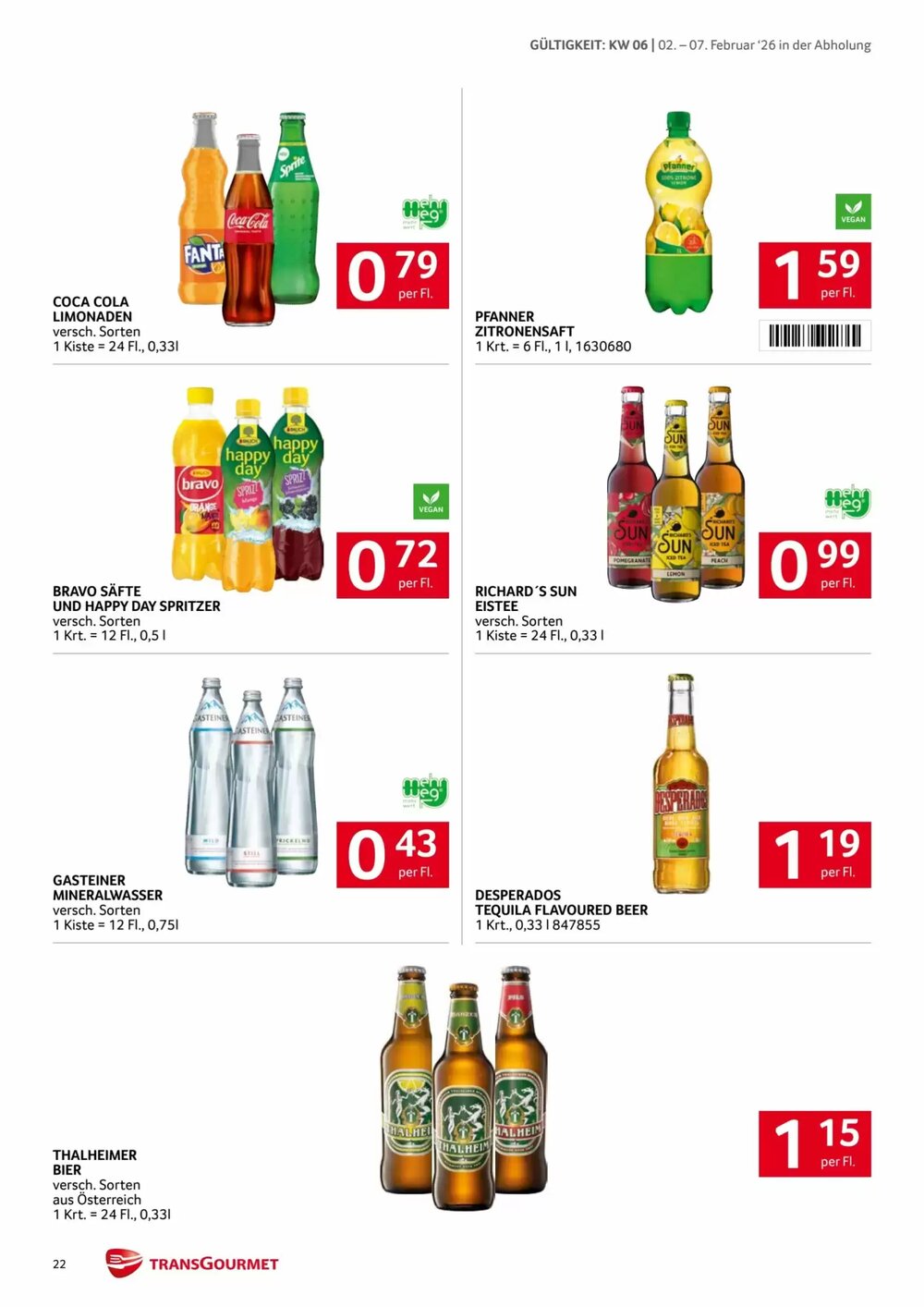 Transgourmet Flugblatt (ab 02.02.2026) - Angebote und Prospekt - Seite 21