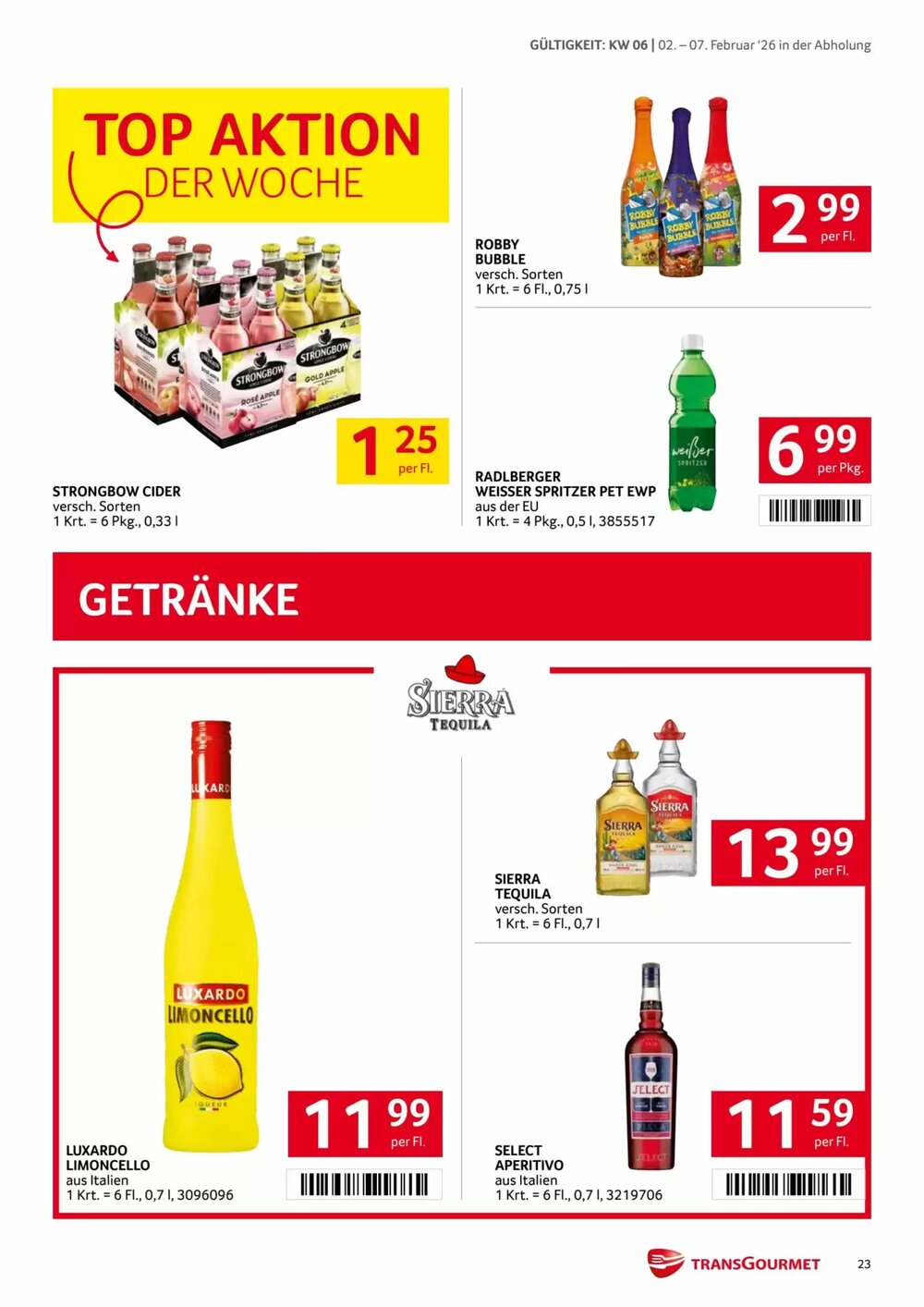 Transgourmet Flugblatt (ab 02.02.2026) - Angebote und Prospekt - Seite 22