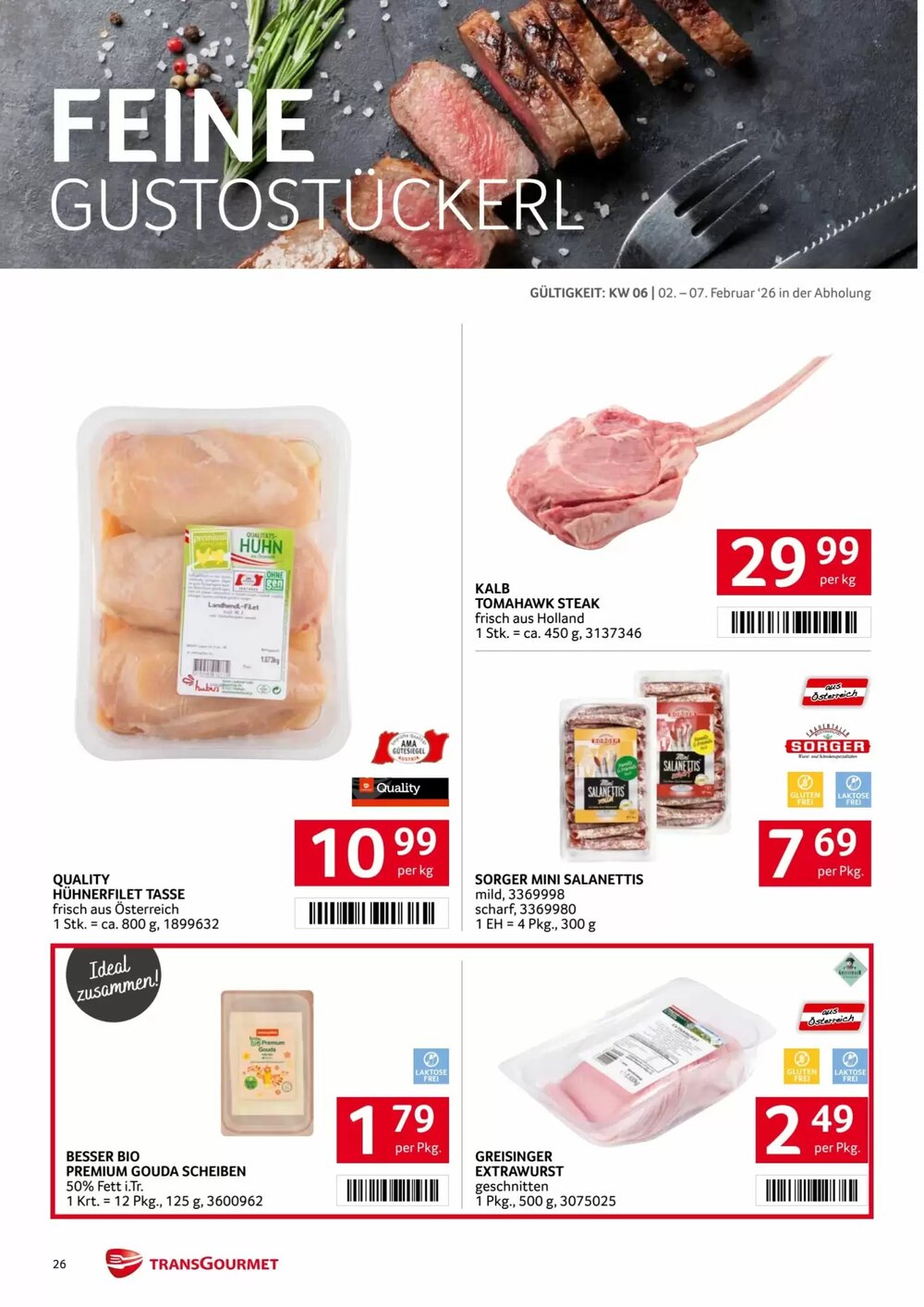 Transgourmet Flugblatt (ab 02.02.2026) - Angebote und Prospekt - Seite 25
