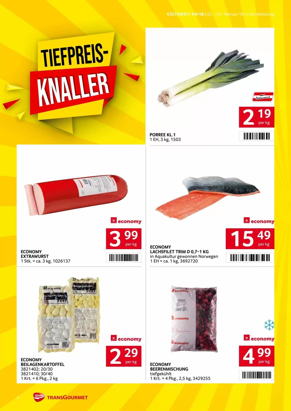Transgourmet Flugblatt (ab 02.02.2026) - Angebote und Prospekt - Seite 4