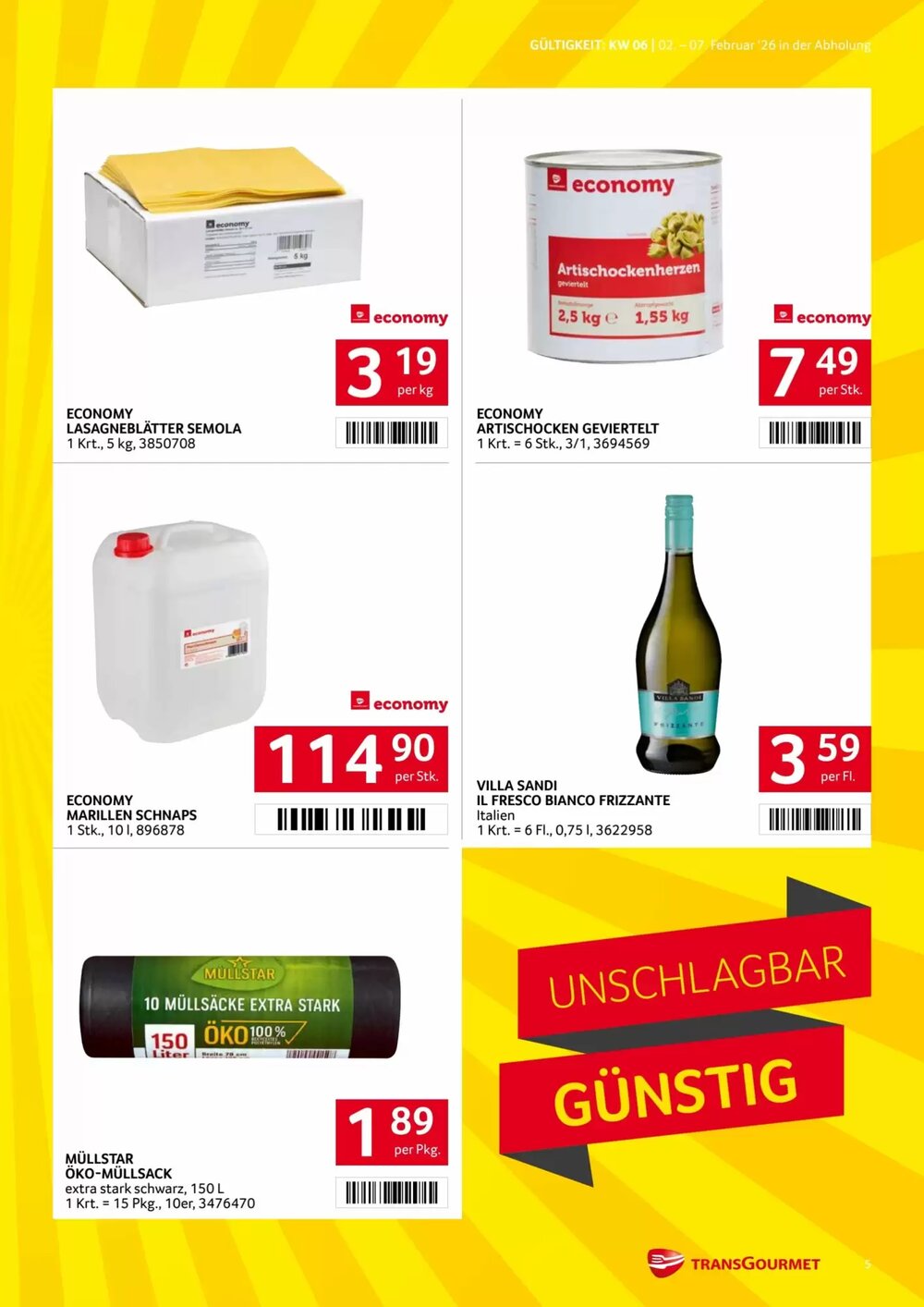 Transgourmet Flugblatt (ab 02.02.2026) - Angebote und Prospekt - Seite 5