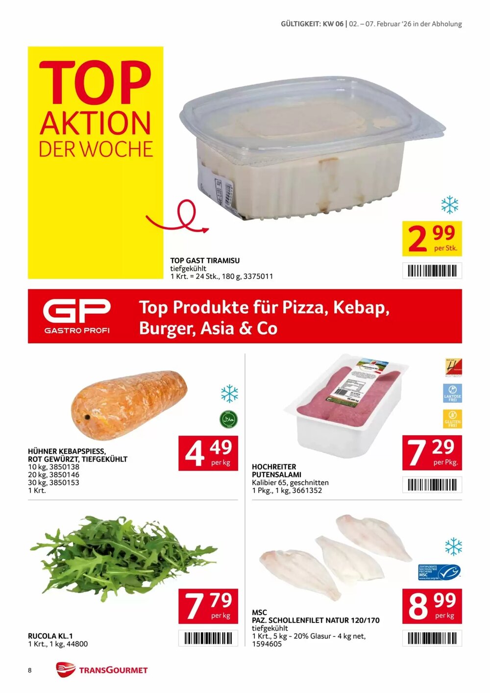 Transgourmet Flugblatt (ab 02.02.2026) - Angebote und Prospekt - Seite 8