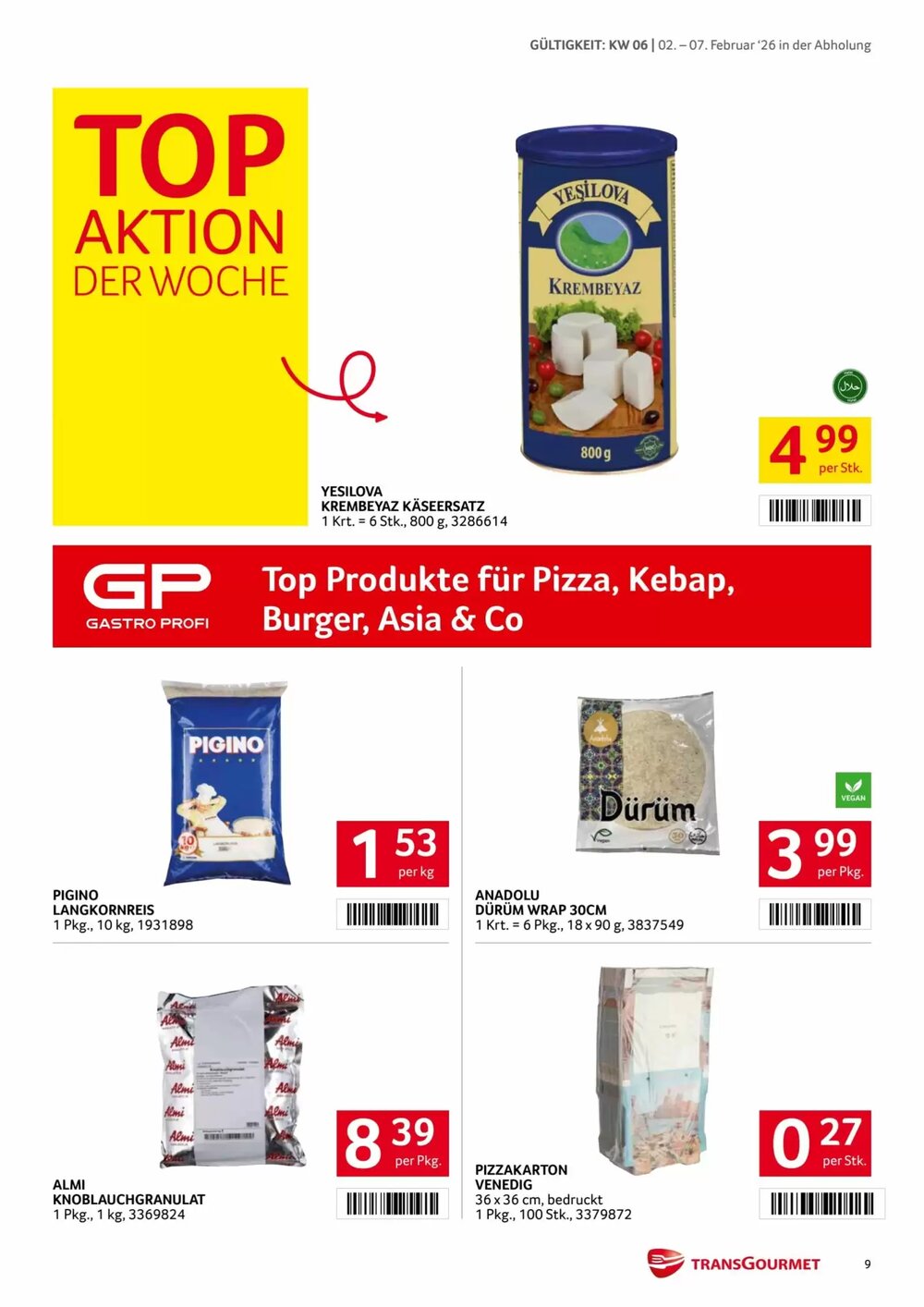 Transgourmet Flugblatt (ab 02.02.2026) - Angebote und Prospekt - Seite 9