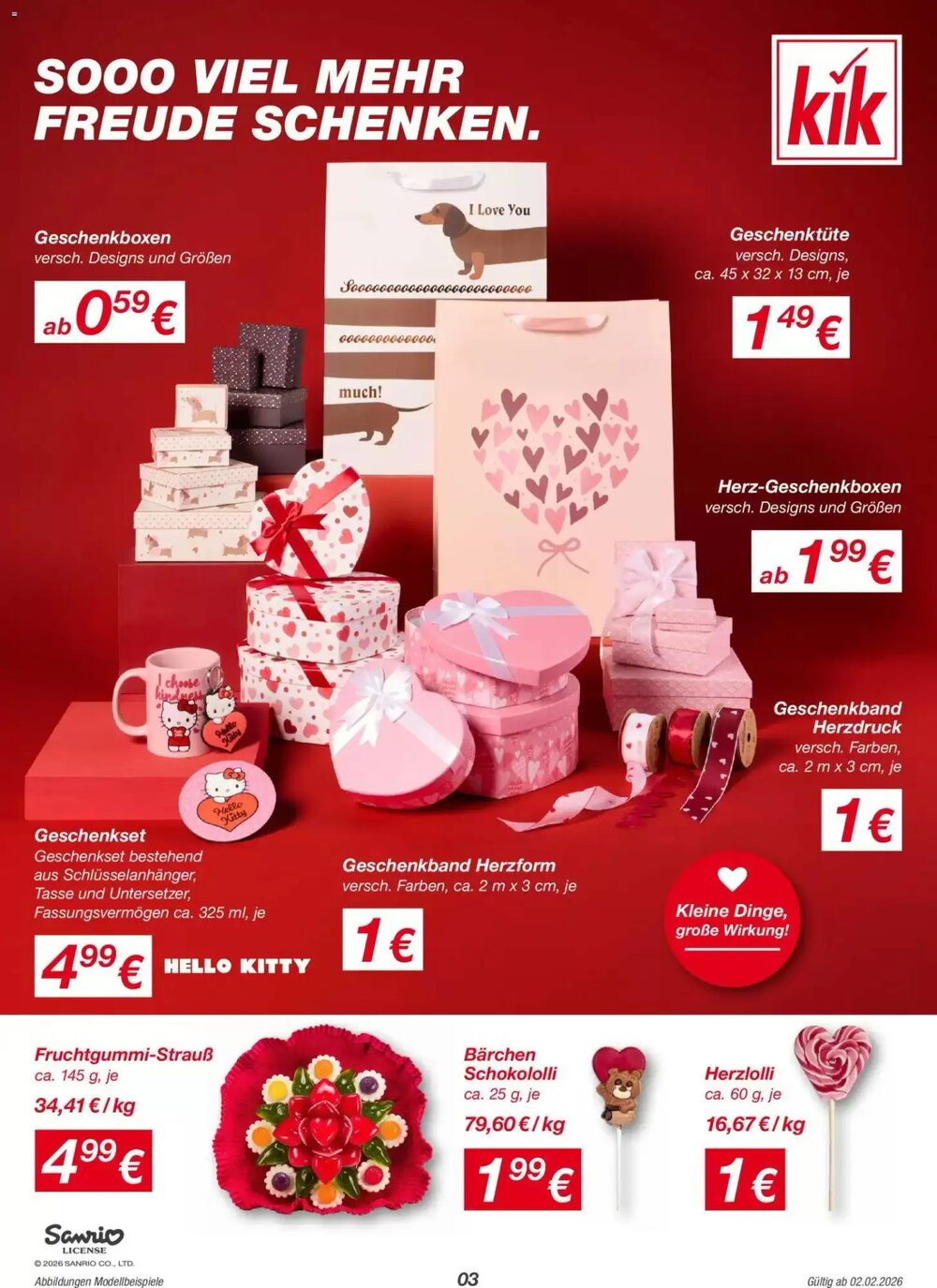 KiK Flugblatt (ab 02.02.2026) - Angebote und Prospekt - Seite 3