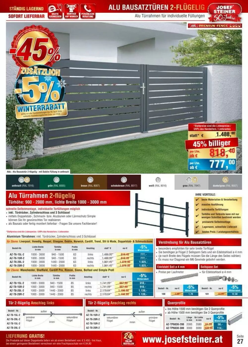 Josef Steiner Flugblatt (ab 02.02.2026) - Angebote und Prospekt - Seite 27