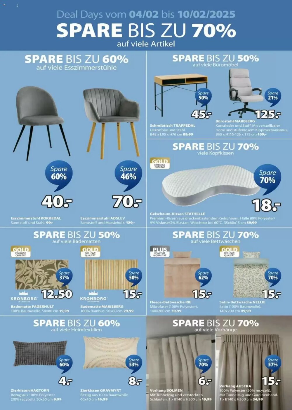 JYSK Flugblatt (ab 02.02.2026) - Angebote und Prospekt - Seite 2