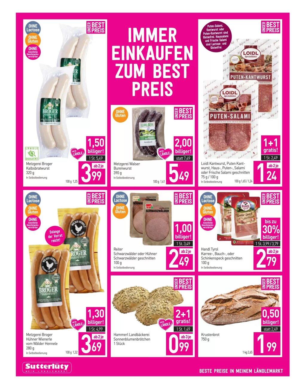 Sutterlüty Flugblatt (ab 02.02.2026) - Angebote und Prospekt - Seite 2