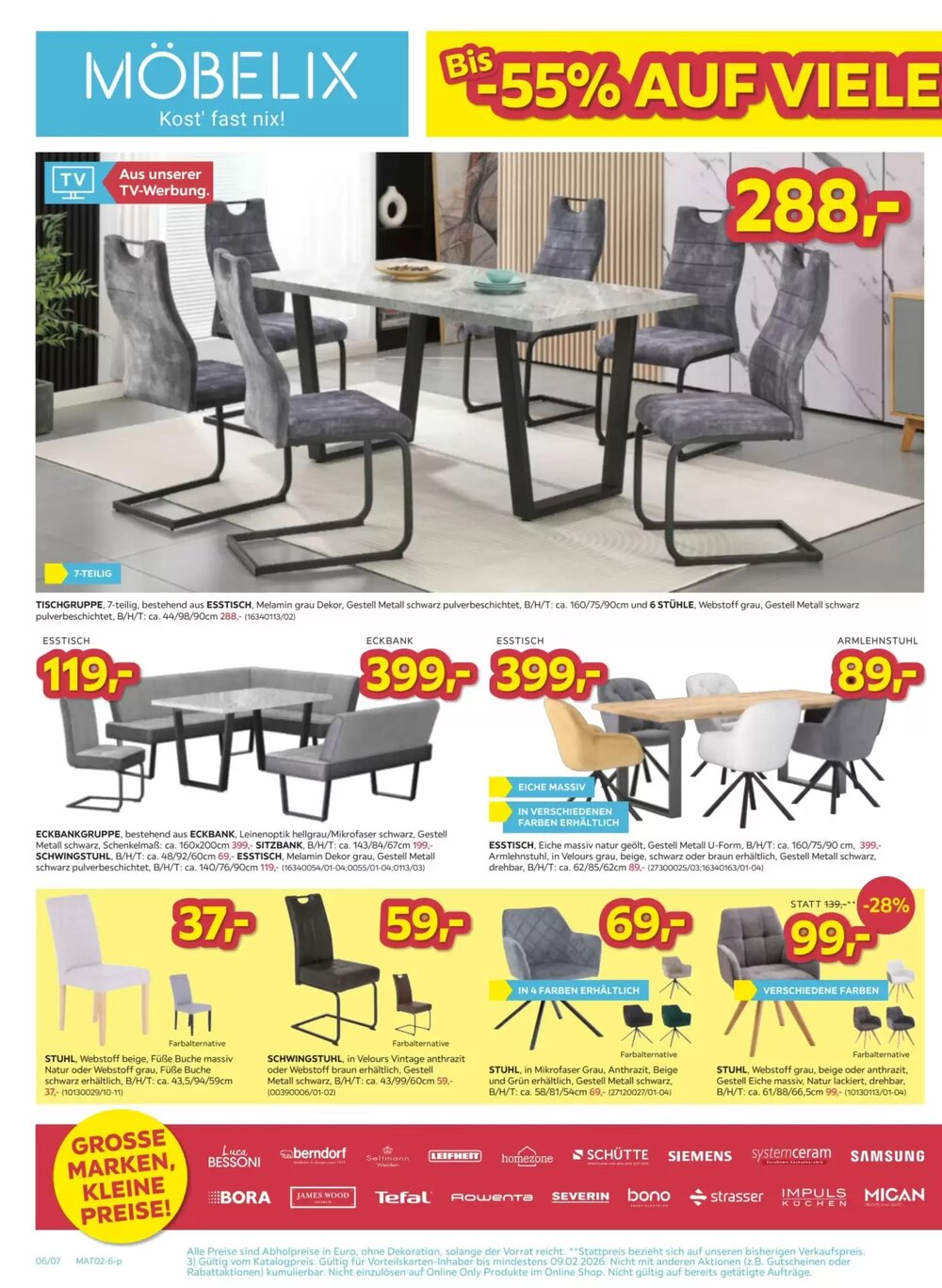 Möbelix Flugblatt (ab 03.02.2026) - Angebote und Prospekt - Seite 6