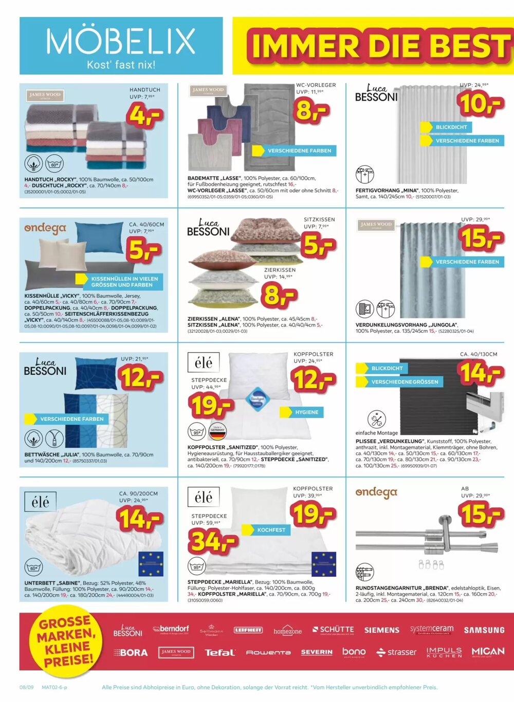 Möbelix Flugblatt (ab 03.02.2026) - Angebote und Prospekt - Seite 8