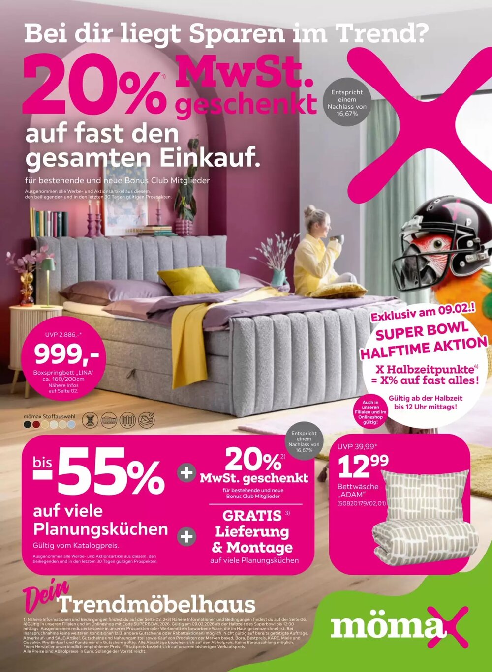 Mömax Flugblatt (ab 03.02.2026) - Angebote und Prospekt - Seite 1