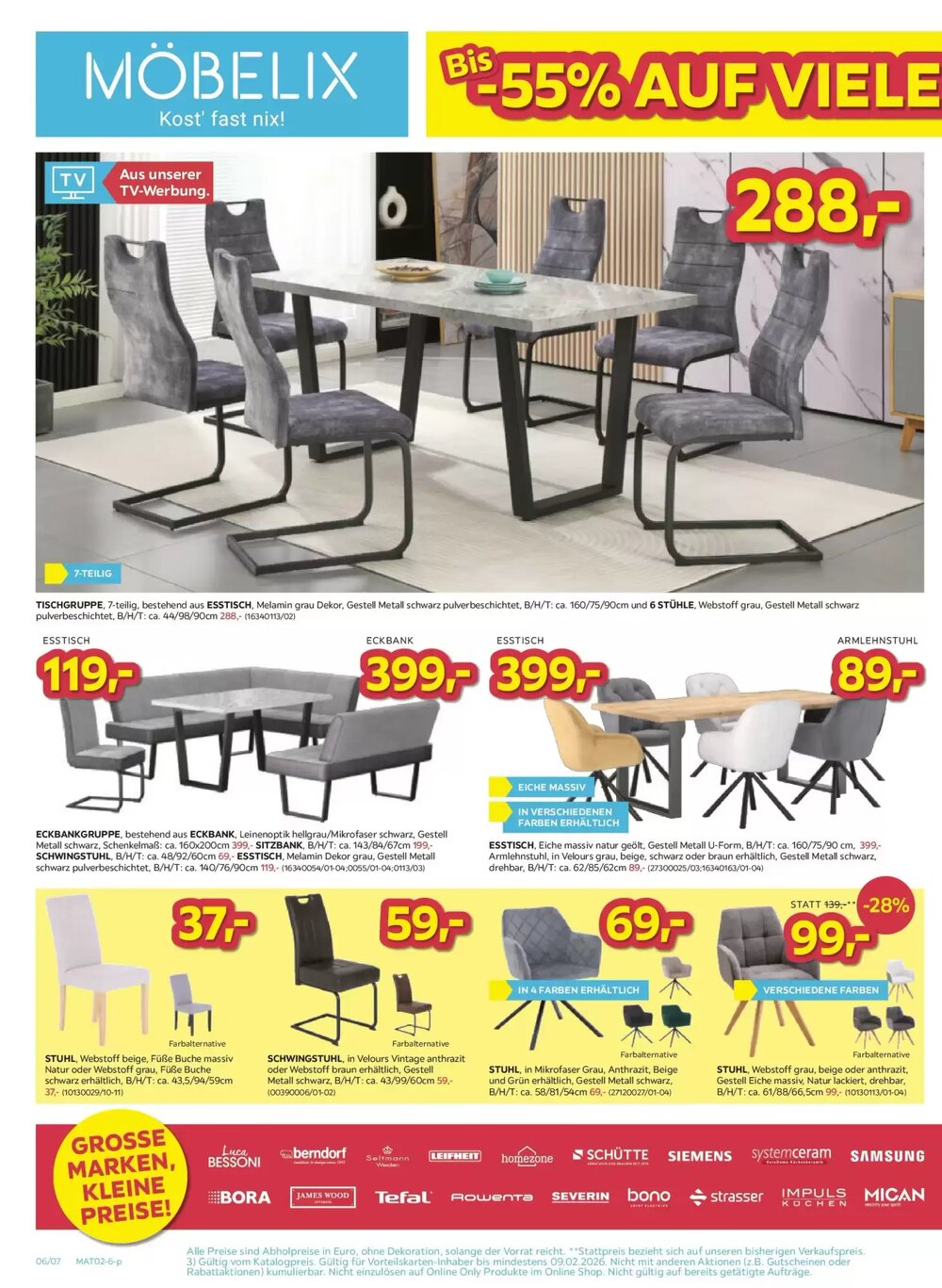 Möbelix Flugblatt (ab 03.02.2026) - Angebote und Prospekt - Seite 6