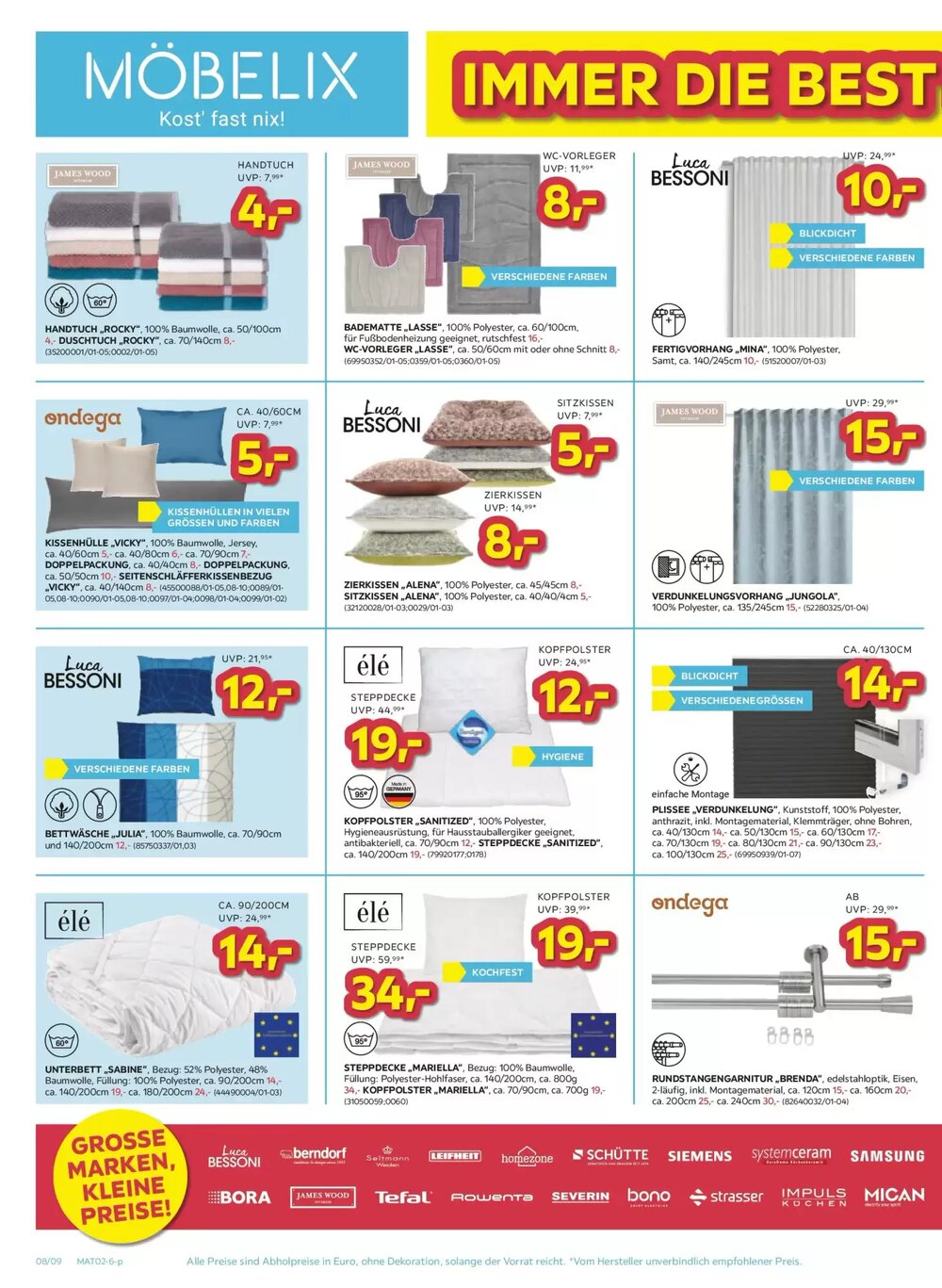 Möbelix Flugblatt (ab 03.02.2026) - Angebote und Prospekt - Seite 8