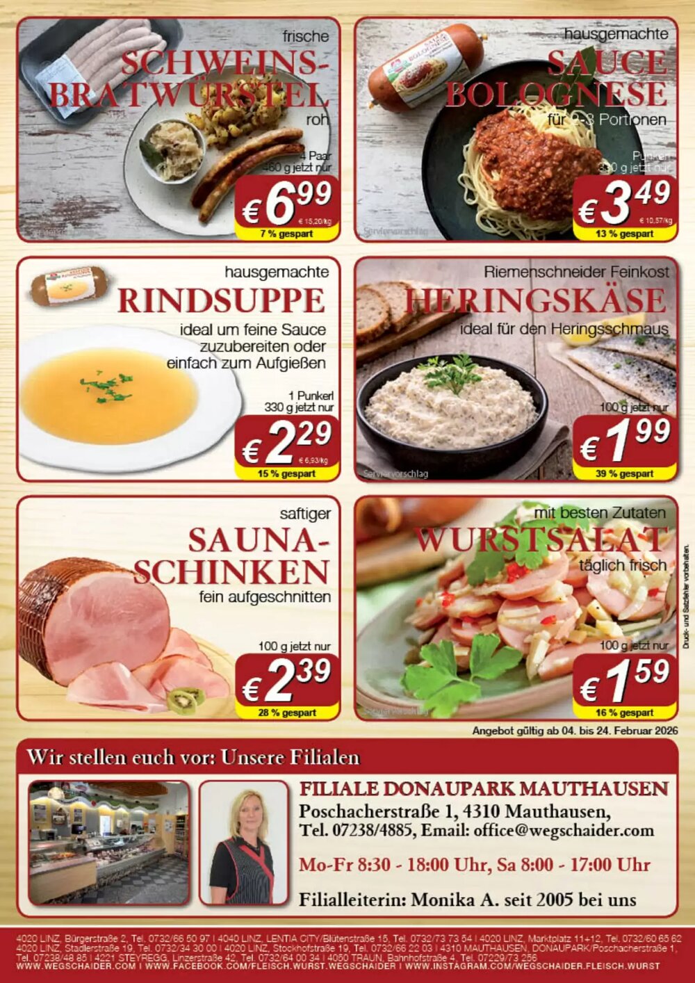 Wegschaider Flugblatt (ab 04.02.2026) - Angebote und Prospekt - Seite 2