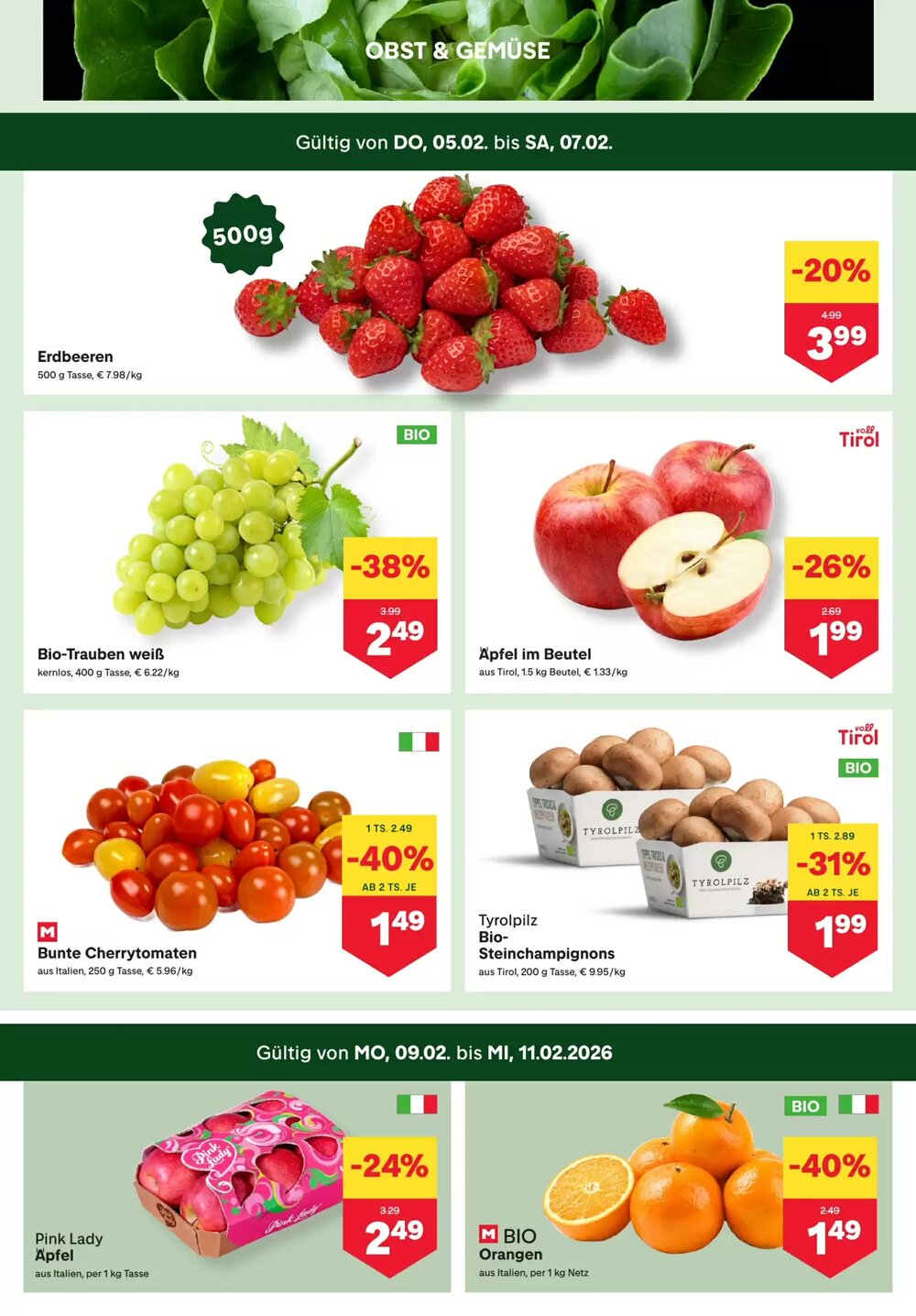 MPreis Flugblatt (ab 05.02.2026) - Angebote und Prospekt - Seite 2