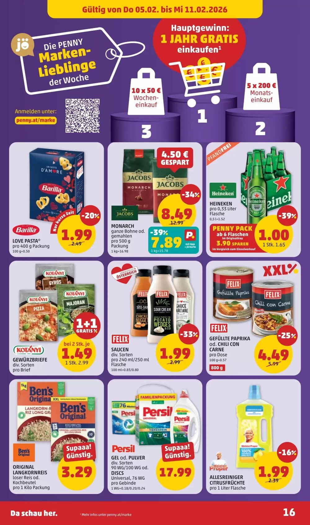 PENNY Flugblatt (ab 05.02.2026) - Angebote und Prospekt - Seite 16