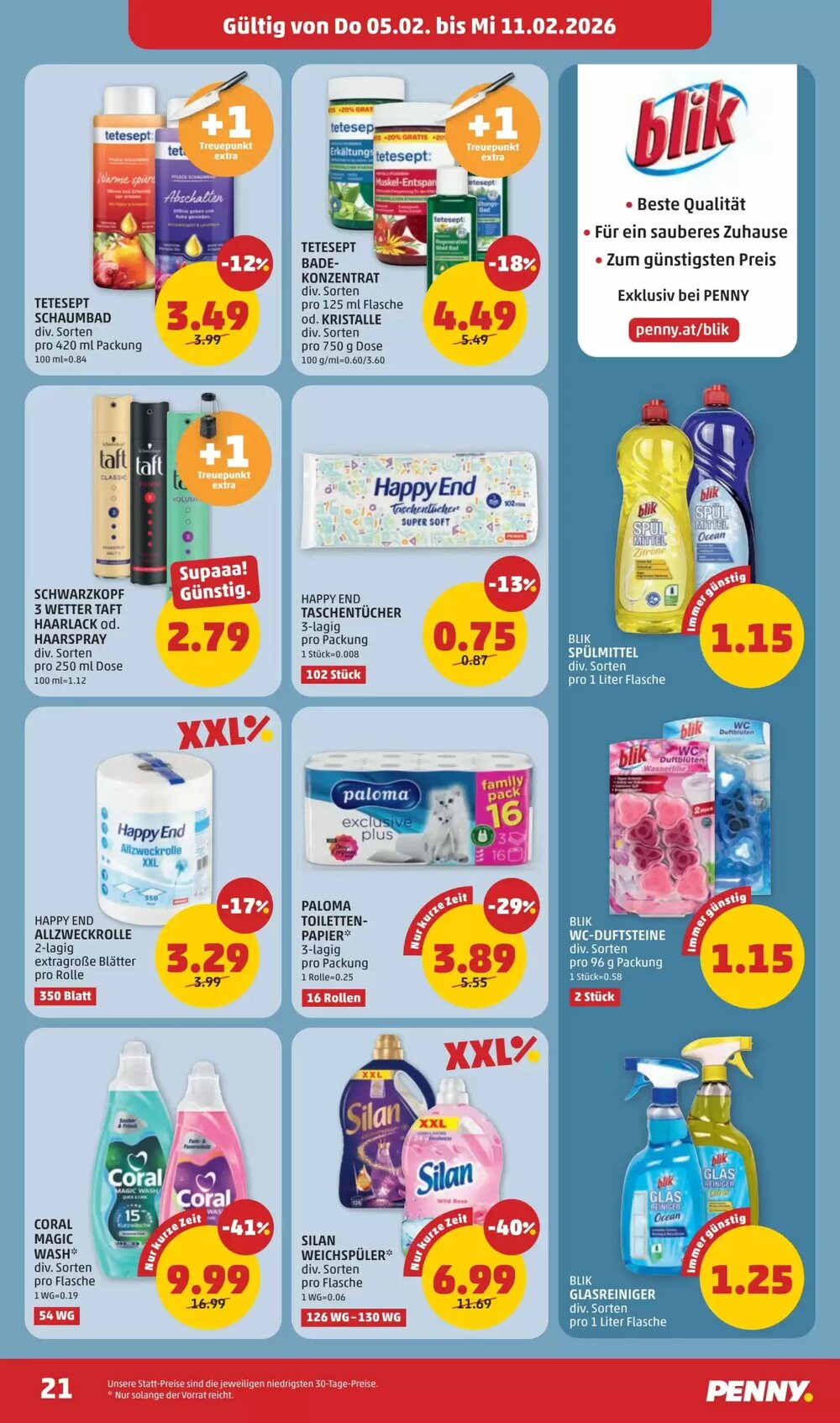 PENNY Flugblatt (ab 05.02.2026) - Angebote und Prospekt - Seite 21