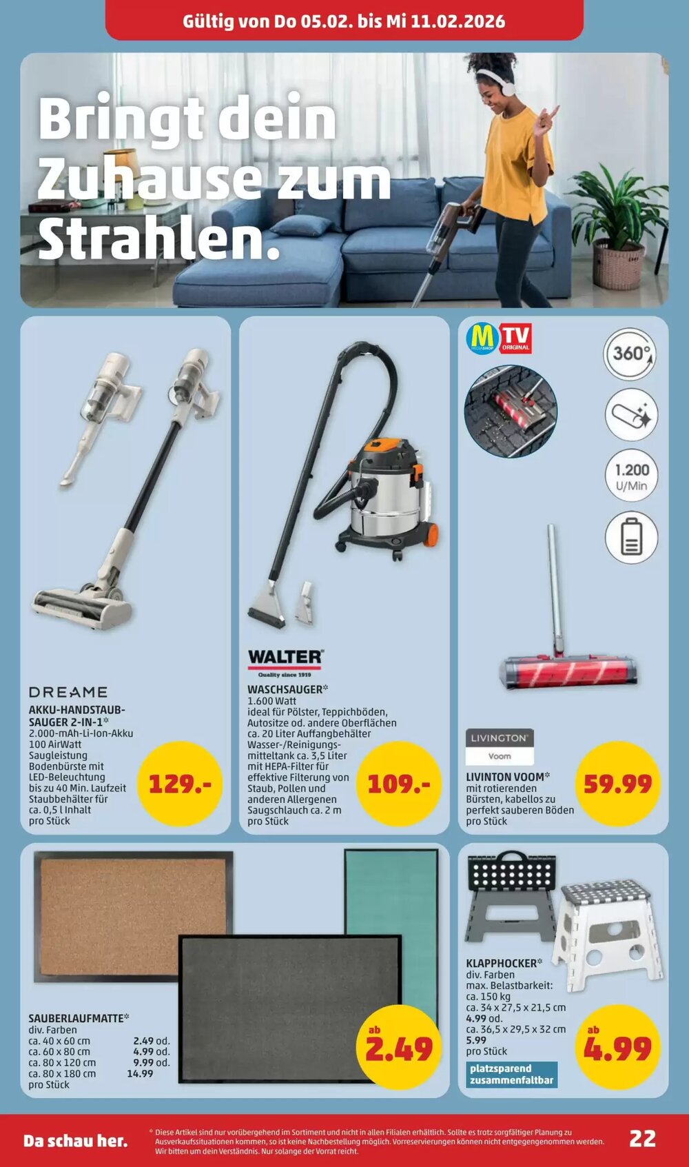 PENNY Flugblatt (ab 05.02.2026) - Angebote und Prospekt - Seite 22