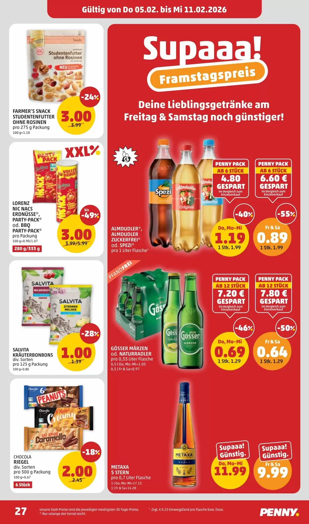 PENNY Flugblatt (ab 05.02.2026) - Angebote und Prospekt - Seite 27