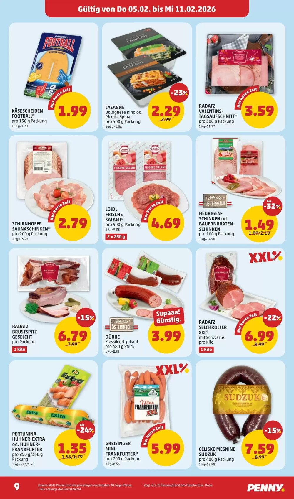 PENNY Flugblatt (ab 05.02.2026) - Angebote und Prospekt - Seite 9