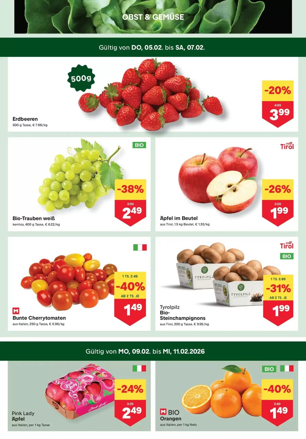 MPreis Flugblatt (ab 05.02.2026) - Angebote und Prospekt - Seite 2