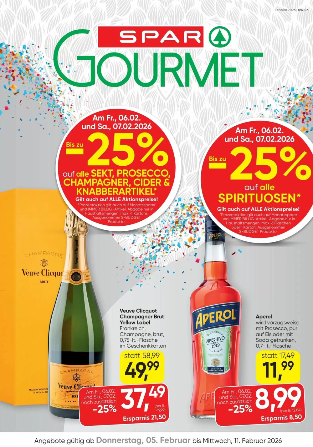 SPAR Gourmet Flugblatt (ab 05.02.2026) - Angebote und Prospekt - Seite 1