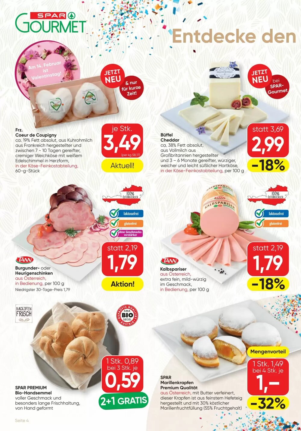 SPAR Gourmet Flugblatt (ab 05.02.2026) - Angebote und Prospekt - Seite 4