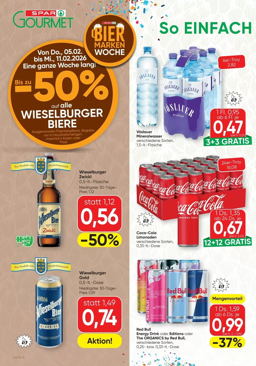 SPAR Gourmet Flugblatt (ab 05.02.2026) - Angebote und Prospekt - Seite 6