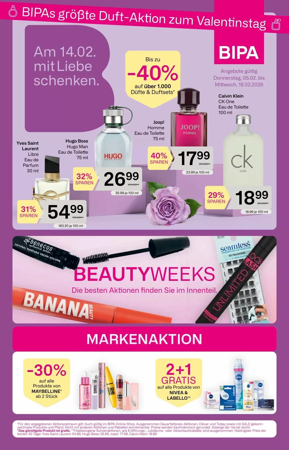Bipa Flugblatt (ab 05.02.2026) - Angebote und Prospekt - Seite 1